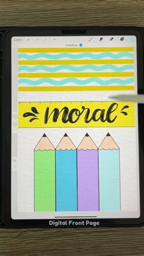 Moral Front Page Ideas 2025 🌟 #shorts #digitalfrontpage