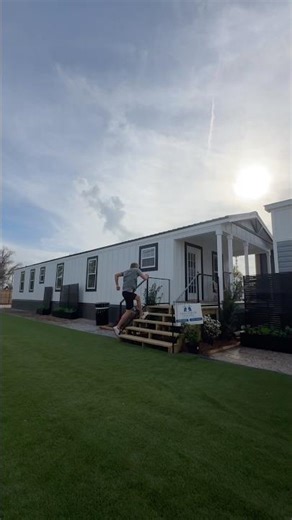 Touring a 990 square foot Prefab Home with a Cottage Look! #hometour