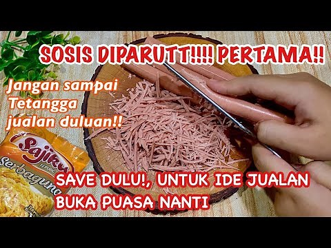 OMSET SEKETIKA MELEDAK JUALAN INI! OLAHAN SOSIS DI PARUT 1X CELUP LANGSUNG JADI! BELUM ADA YANG JUAL