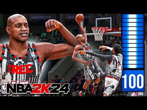 The POWER of HOF POSTERIZER + 100 DRIVING DUNK on NBA 2K24