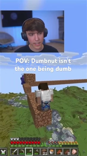 POV: Dumbnut isn’t dumb #fyp #shorts #minecraft