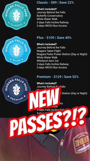 Did Niagara Parks JUST Change Their Passes?! 😳🎟️