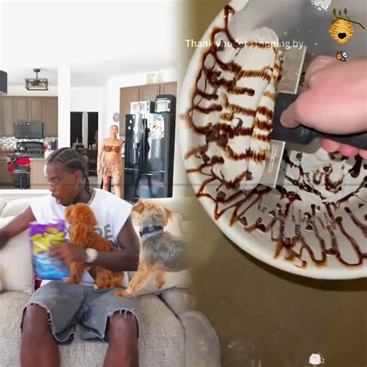 Boyfriend caught feeding dog takis! #shorts