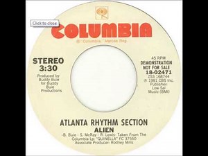Atlanta Rhythm Section - Alien (album version)