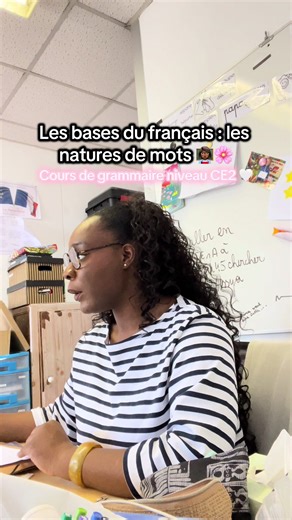 Séance de consolidation sur les natures de mots en CE2