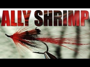 Ally Gowans ties his Ally Shrimp - flytying