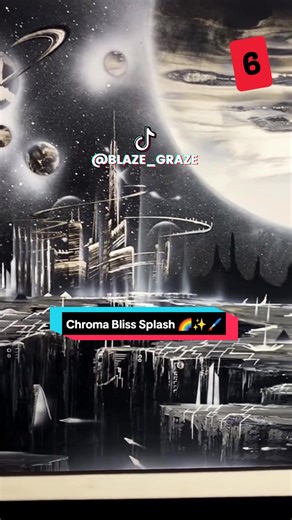 Chroma Bliss Splash 🌈✨🖌️ #paint #spritz #canvas #fyp #colorful #foryoupageofficiall