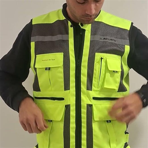 AGVPRO TRACTION MESH VEST YELLOW Γιλέκο δικτυωτό
