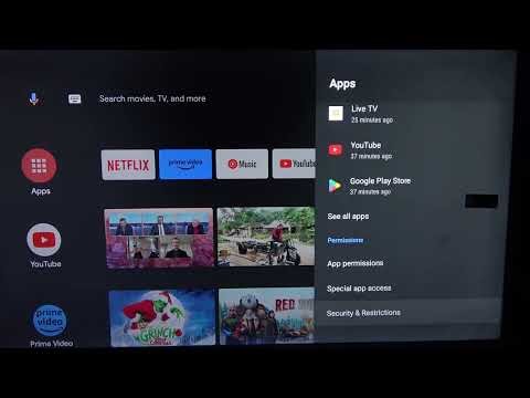 How to enable or disable "Change system settings" on KIVI 43U750NW