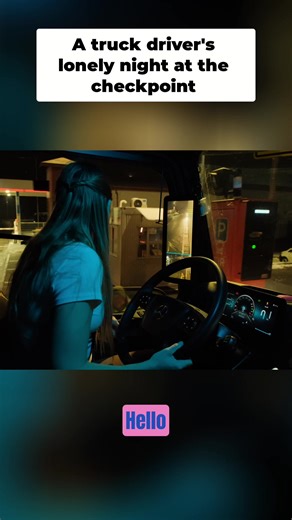 Trucker Night Life_ Security Scans & Shower Time #girltruckroutine #vlog #girl #routine #truckroute