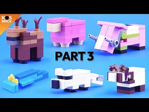 Lego RARE MOBS Minecraft Brick Built - Part 3 (Tutorial)