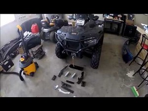 Kolpin switchblade snow plow on ATV