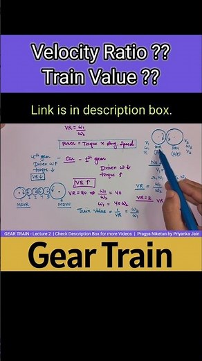 Important #gear #velocityratio #trainvalue #shorts
