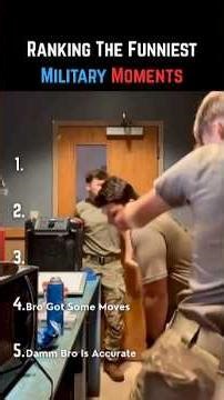Ranking The Funniest Military Moments 🤣.
