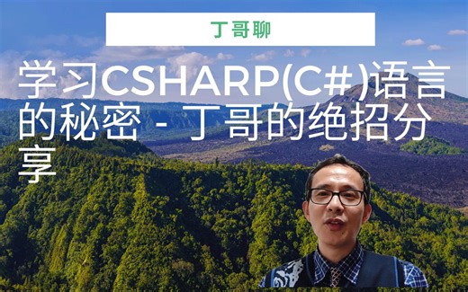 学习CSHARP(C#)语言的秘密 - 丁哥的绝招分享