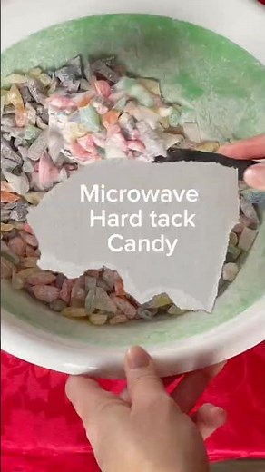 Microwave hard tack candy. #candy #recipe #easyrecipe #homemade #cooking