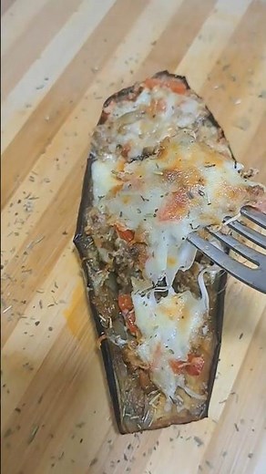 🔥 Aubergine farcie au four 😍 recette facile et délicieuse