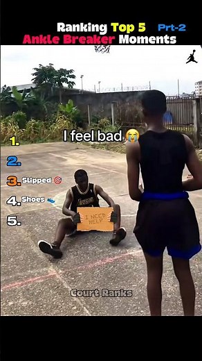 Ranking Top 5 Ankle Breaker Moments 💀🥀 #shorts