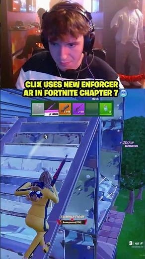 Clix uses NEW Enforcer AR in Fortnite Chapter 7 🥶