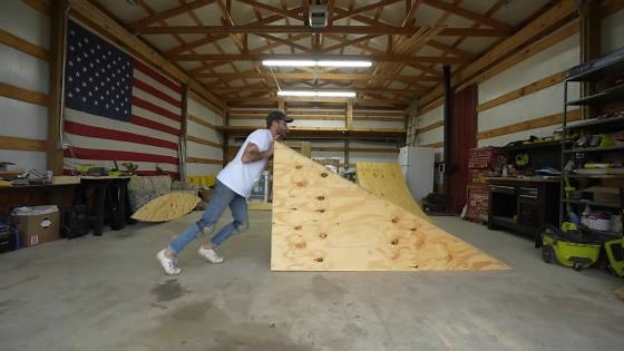 How to build a 4-foot ramp with landing for BMX, MTB, and dirt bikes – simple and cheap