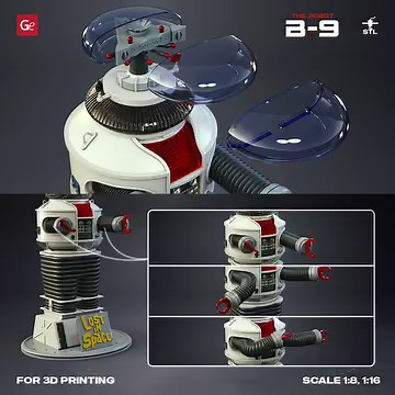 22 reactions | Dive into nostalgia with the B9 Environmental Control Robot from Lost in Space! This 3D-printable model captures its iconic design and human-like emotions. Recreate your favourite moments. Get STL for 3D printing now: https://tinyurl.com/3nm4f2jj | Gambody - 3D Printing Marketplace | Facebook