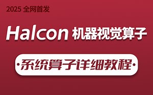 【零基础学视觉】Halcon机器视觉算子之系统算子详细教程（C#/Halcon/视觉/仿射变换/视觉应用/安装/模版匹配）B1432