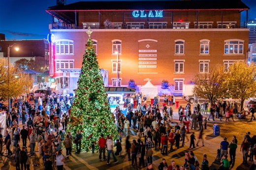 Downtown in December | TravelOK.com - Oklahoma's Official Travel & Tourism Site