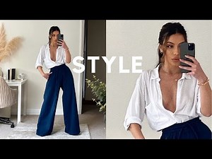 HOW TO STYLE WHITE SHIRTS FOR DIFFERENT OCCASIONS | OUTFIT IDEAS & WHITE BUTTON DOWN TIPS