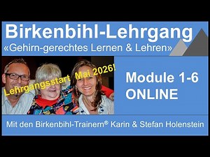 Birkenbihl-Lehrgang: Dein Weg zum gehirn-gerechten Lernen & Lehren #birkenbihl #gehirngerecht