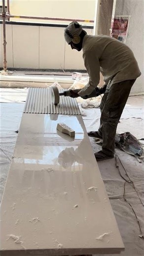 Lamination polish buffing video || interior works￼ || furniture