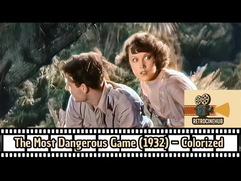 The Most Dangerous Game (1932) 🏹 Colorized 4K Restoration | Classic Survival Thriller