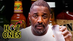 7.9M views · 11K reactions | Idris Elba discusses everything from UK hip-hop legends, to Cockney rhyming slang, to the biggest slapper in Andrew Lloyd Webber's "Cats.” ALL while battling the wings of death ☠️ | Hot Ones | Facebook