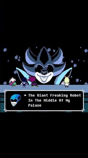 The giant flipping robot #Deltarune #games