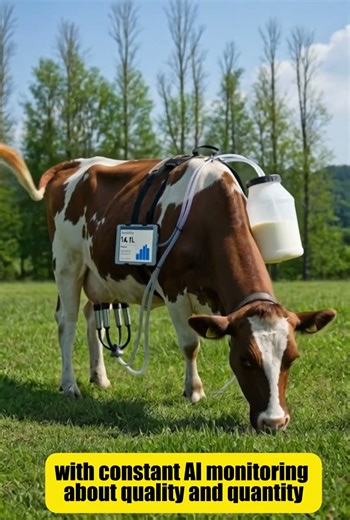 This Is What AI Is Doing to Cows 😳 #futuretechnology