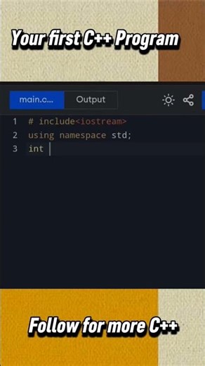 Write Your First C++ Program #coding #codingforbeginners