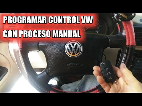 PROGRAMAR CONTROL REMOTO A VOLKSWAGEN/AUDI CON PROCESO MANUAL