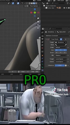 Mastering Blender: Copy Rotation Constraint Techniques