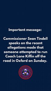 274K views · 1.9K reactions | ATTENTION EVERYONE: Important message from MDPS Commissioner Sean Tindell regarding allegations made that someone attempted to run Coach Lane Kiffin off the road Sunday in Oxford. Disclaimer: this is not Juice in the video, but we do know he was left in good hands. | Mississippi Department of Public Safety (Official) | Facebook