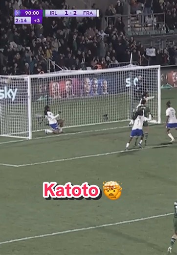 Sauvetage décisif de Katoto lors de France-Irlande