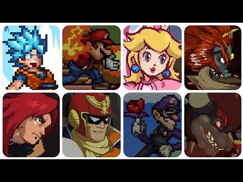 Super Smash Flash 2 - All Final Smashes (1.3.1 Beta)