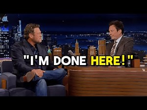 Blake Shelton Walks Off Jimmy Fallon's Show After Heated Clash.