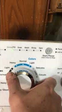 Clear all Fault codes on a ge washer