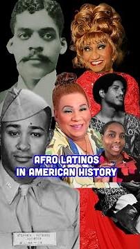 Afro Latinos In American History #afrolatino