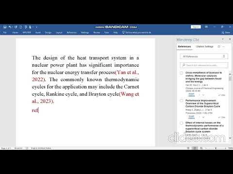 Insert and Edit Citations in Word Using Mendeley Cite (Quick Tutorial)