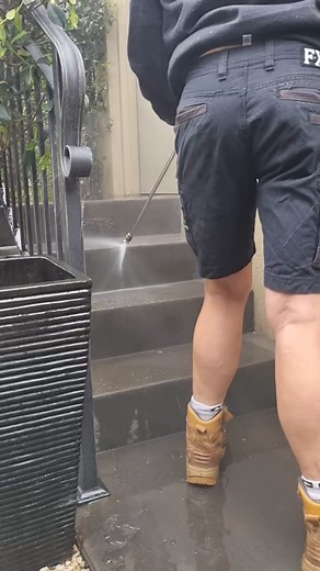 How satisfying is this!!?? Our tradie lady pressure washing this beautiful home in preparation for colour sealing when the conditions are ideal. Beautiful stuff! Incredible pressure washer from STIHL Waterford Concrete Solutions Pty Ltd Working together to talk about mental health. Pride in over 22 years experience. #waterfordconcrete #tradieladie #foryoupage #ruok #fyp #foryou #mentalhealth #workingtogethertotalkaboutmentalhealth #Australia #masterfinish #concrete #love #newbuild #bawbawshire #