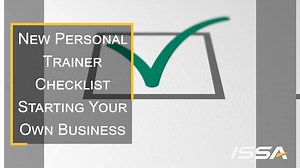 1.6K views · 13 reactions | You want to help people lose weight and get in shape, but you’ve also decided that you want to do it on your own. What do you need to do to start a business as an independent personal trainer? This checklist can help! https://bit.ly/4c3lrZF | ISSA (International Sports Sciences Association) | Facebook