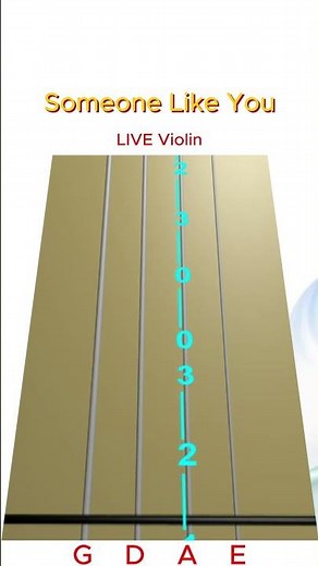 SOMEONE LIKE YOU 💔 — LIVE Violin Tutorial | Animated Violin TAB | No Sheet Music