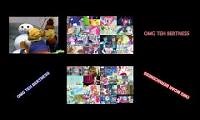 Mix of 6 videos from youtube : Sparta Remix 36parison (4 Bert & Ernie VS 32 My Little Pony)