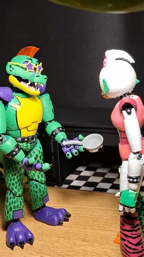 hope u like this cuz im bored #fnaf #fivenightsatfreddys #securitybreach #custom #stopmotion