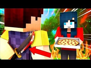 HELLO NEIGHBOR - DISGUISING AS A PIZZA WORKER! KILLER FIGURES OUT!? (Minecraft Roleplay)